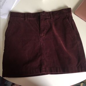 Ralph Lauren burgundy skirt